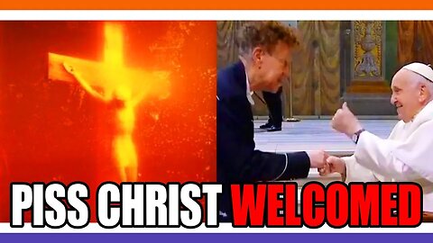 The Pope Welcomes The PlSS CHRlST Guy 🟠⚪🟣 NPC Global