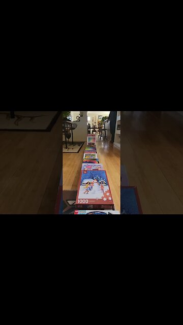 Dominoes with my latest puzzle shipment! 😅 #puzzle #shorts #domino #jigsawpuzzles