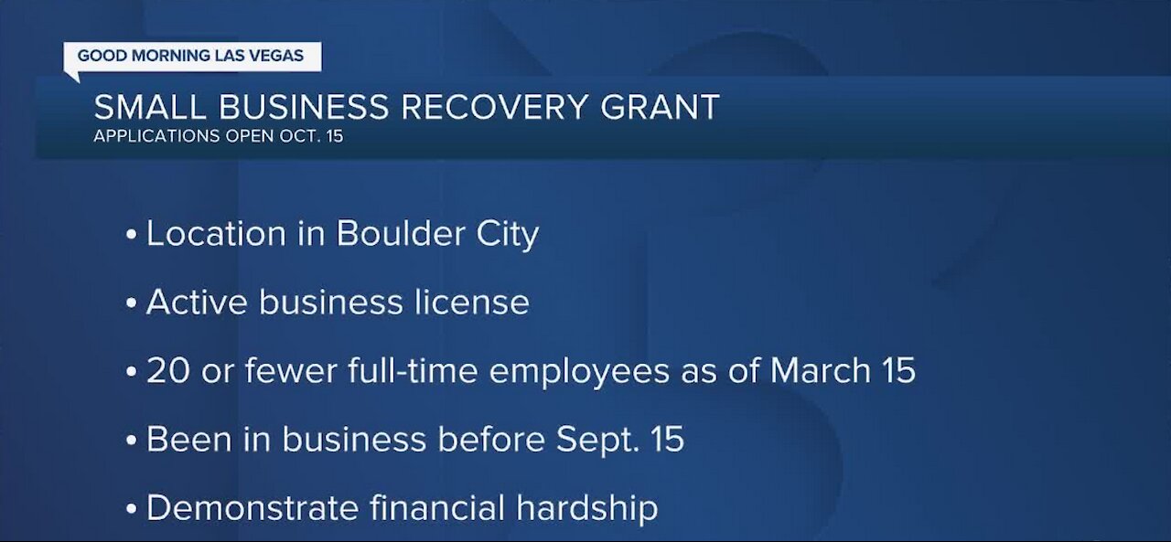 More money for Boulder City small business owners