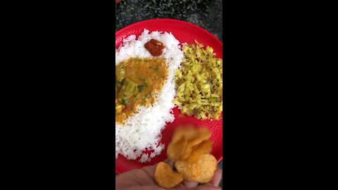 Healthy indian meal