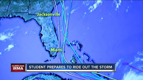 UW-Milwaukee student preparing to ride out Irma in Orlando