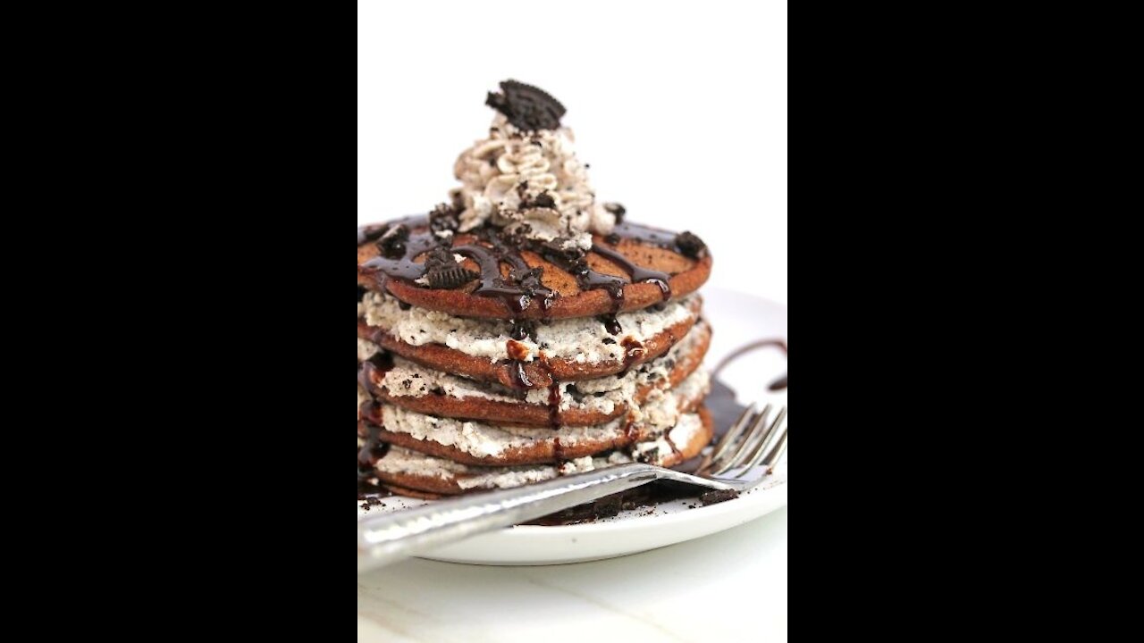 5 Minutes Quick & Easy Recipe Oreo Pancake