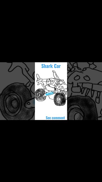 Draw Shark Car! #art #drawing #cars