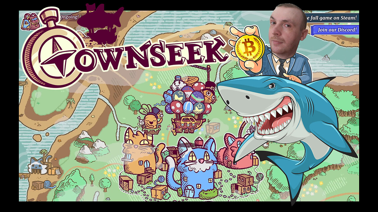 Townseek - Making Bank As Flying Shark (Cute Exploration Trading Game)
