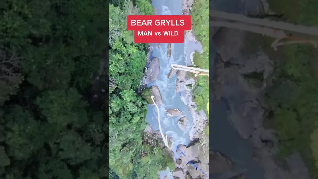 Bear Grylls bunji jump in Nepal🇳🇵