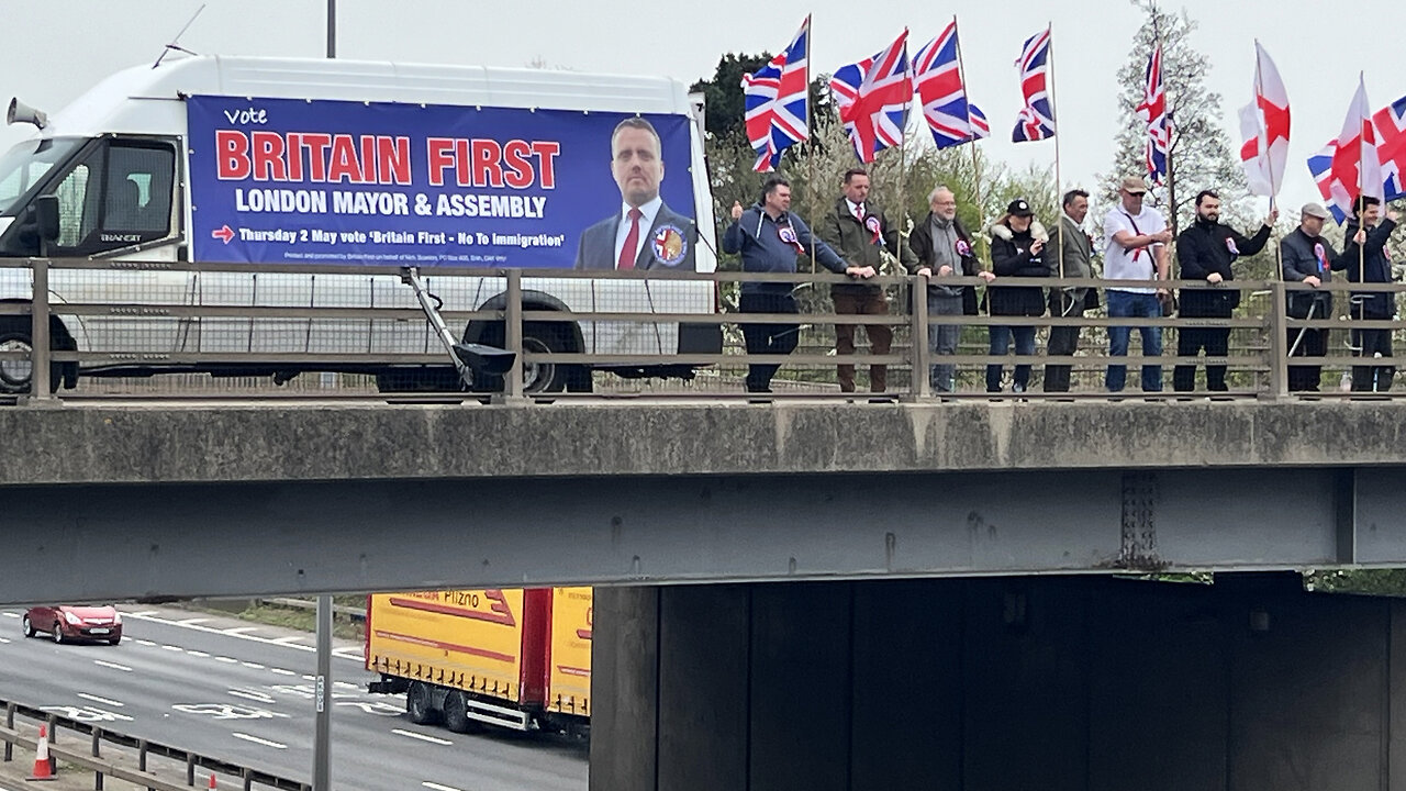 Britain First launches London elections campaign reaching tens of thousands of motorists!