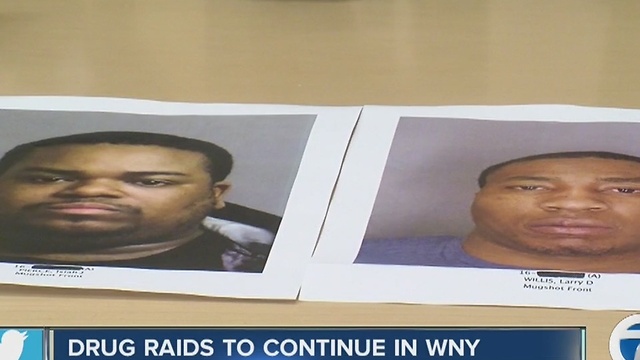 drug raids continue in WNY after two arrests were made