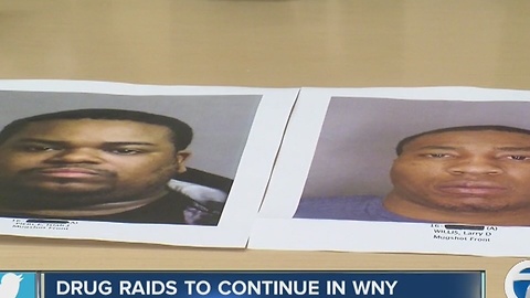 drug raids continue in WNY after two arrests were made