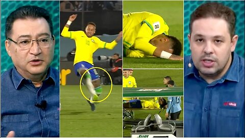 "A LESÃO DO NEYMAR é PREOCUPANTE, cara! E a INFORMAÇÃO é que..." TORÇÃO DE JOELHO na Seleção ASSUSTA