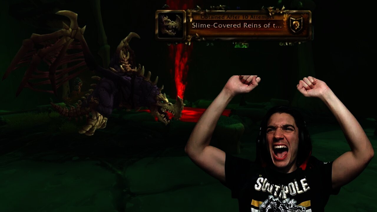 Moltenmage Gets The RARE Hulking Deathroc--3% Drop Rate Mount