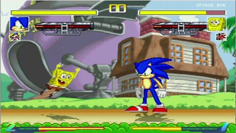 Sonic & Wario VS Sponge Bob & Blaziken I Cartoon VS Anime Mugen