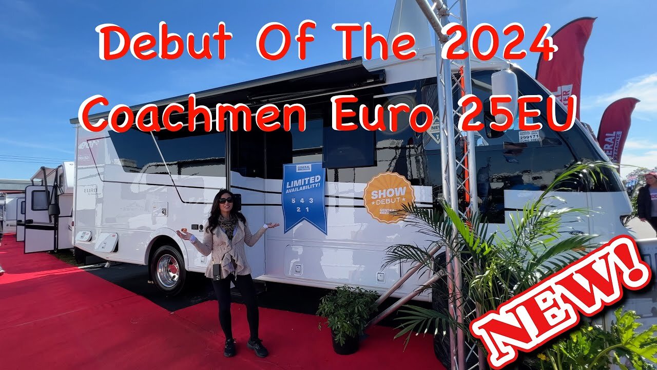 Debut Of The NEW 2024 Coachmen Euro 25 EU Small 27’ Class-A RV At The Florida RV SuperShow