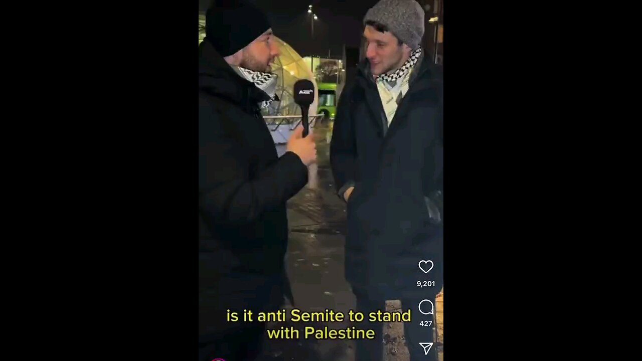Jewish man speaking out