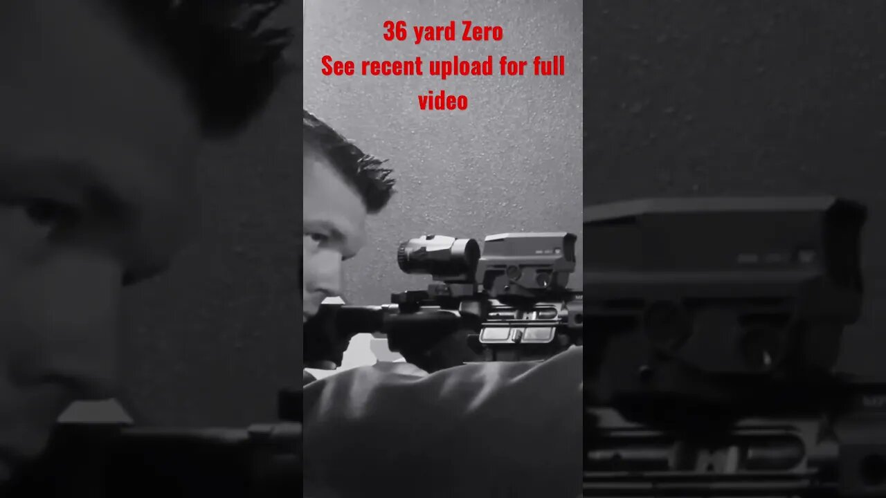 36 yard zero, check out full video recently uploaded. #shorts #guns #viral #2023 #pewpew #trending