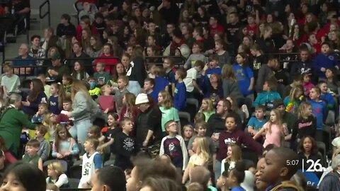 Record crowd packs Oshkosh Arena on Herd School Day