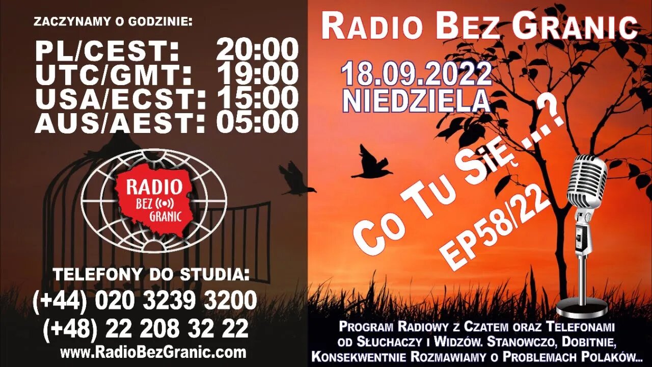 18.09.2022 - 19:00 - "Co Tu Się...?" - EP58/22