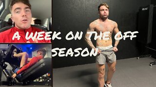 A WEEK IN THEOFFSEASON | FOOD | TRAINING | ROUTINE