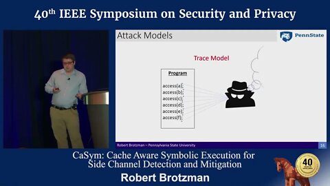 CaSym Cache Aware Symbolic Execution for Side Channel Detection and Mitigation