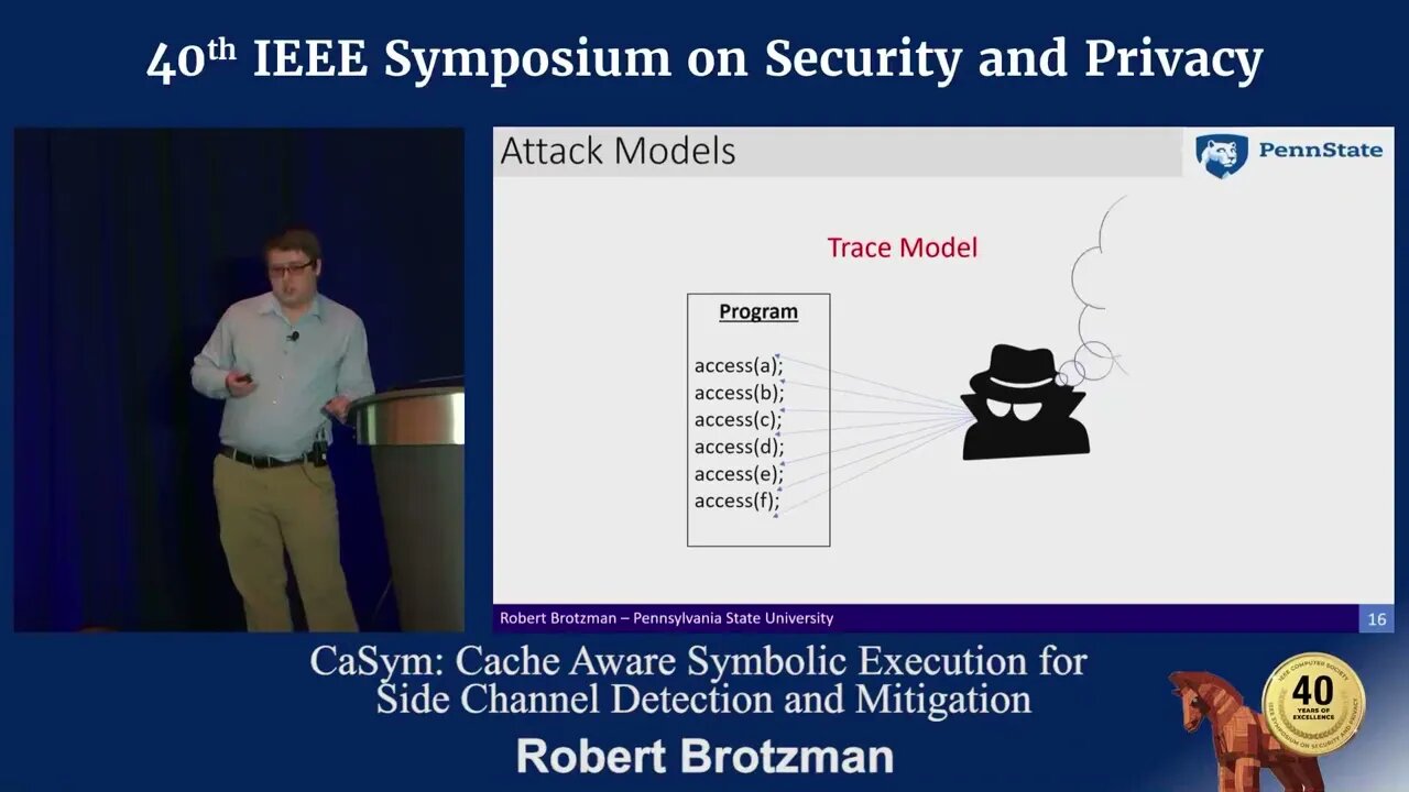 CaSym Cache Aware Symbolic Execution for Side Channel Detection and Mitigation