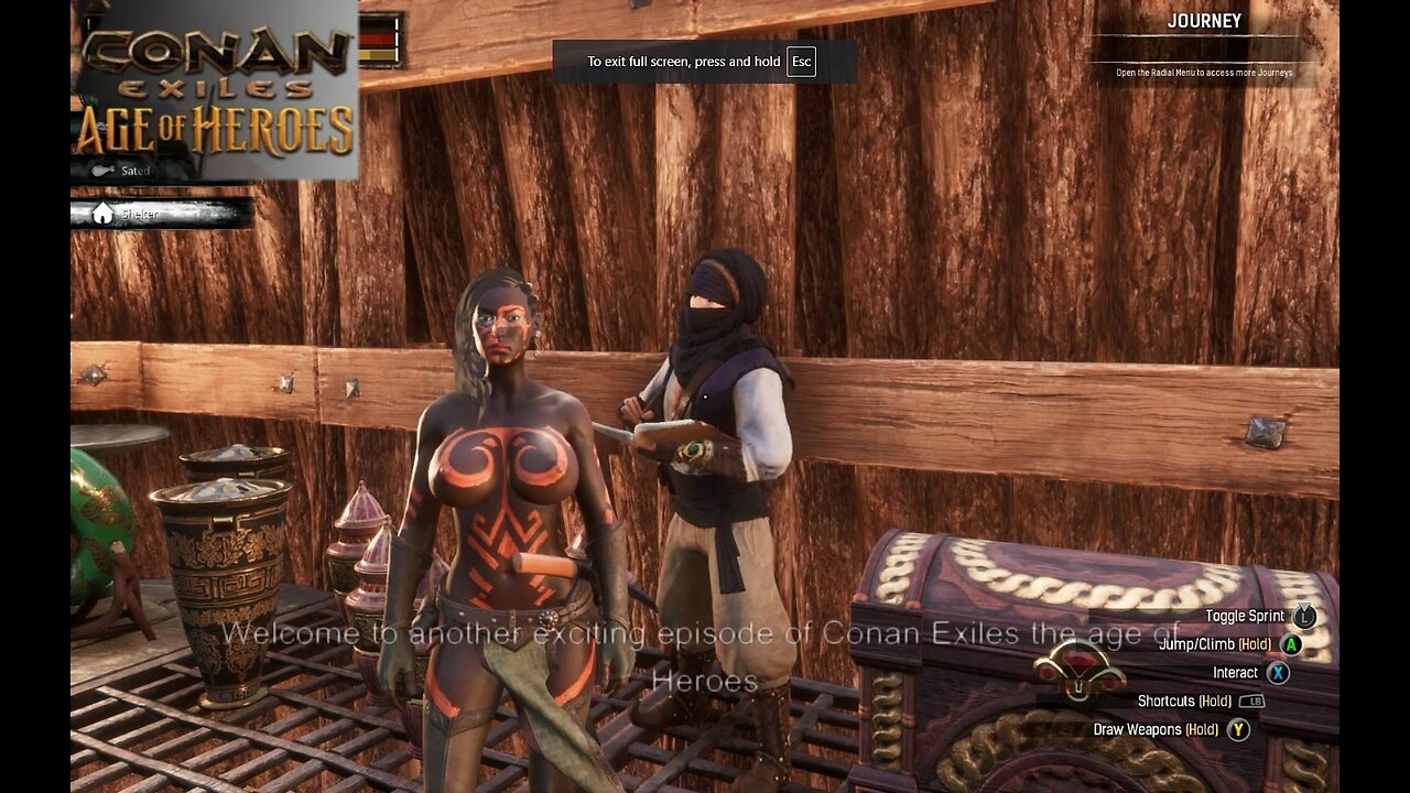 Conan Exiles, purge day , Busty, Boobs, breast expansion, huge boob, big tits, silicone