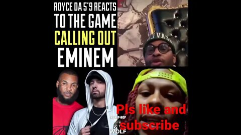 #Royce react to the game calling out eminem