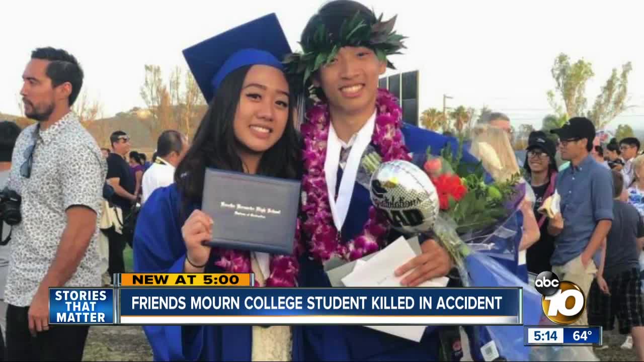 North County friends mourn college student killed in crash