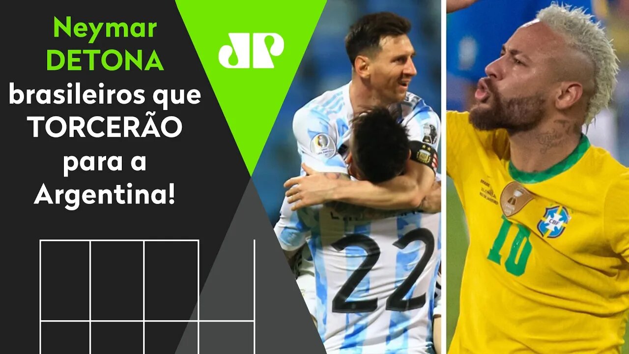 "VAI PRO CAR@L#0!" Neymar DESABAFA e DETONA brasileiros que TORCERÃO pra Argentina!