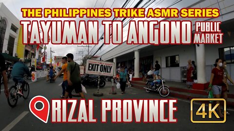 TRIKE SERIES From Tayuman to Angono Market #asmr #philippines