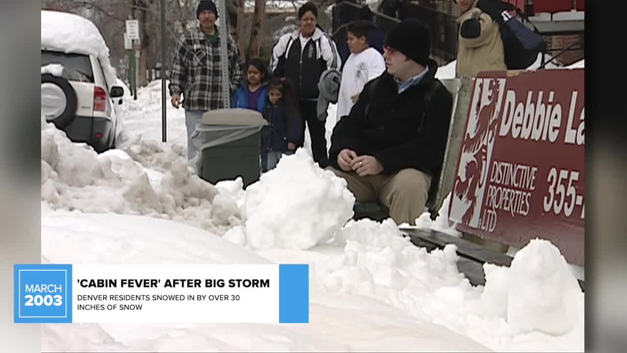 Denver7 Archive: “Cabin fever” after March 2003 blizzard