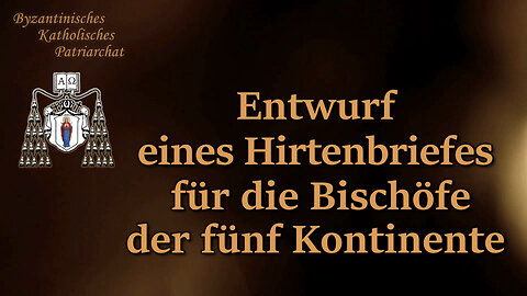 BKP: Entwurf eines Hirtenbriefes für die Bischöfe der fünf Kontinente