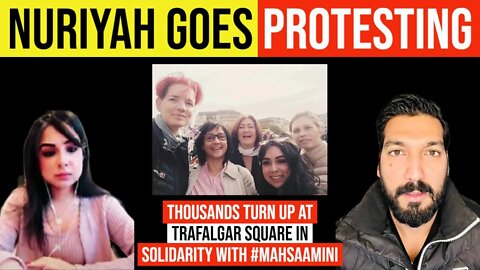 Protests in London In Solidarity With #MahsaAmini