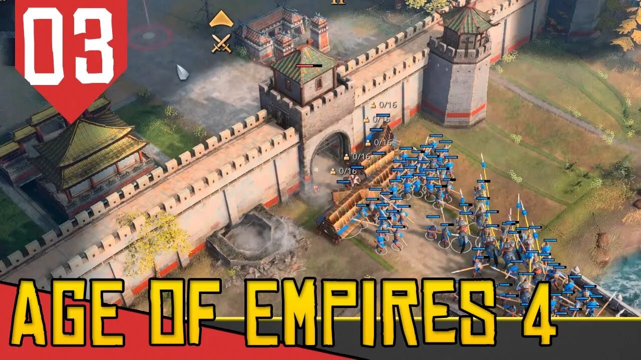 CERCO de ZHONGDU - Age of Empires 4 #03 [Série Gameplay PT-BR]