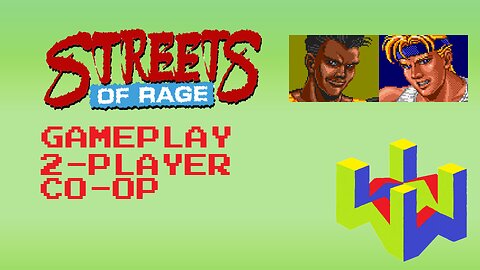 Streets of Rage Gameplay (2-Player Co-op)