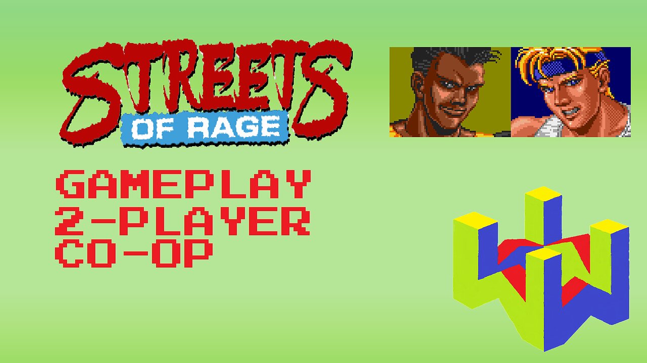 Streets of Rage Gameplay (2-Player Co-op)