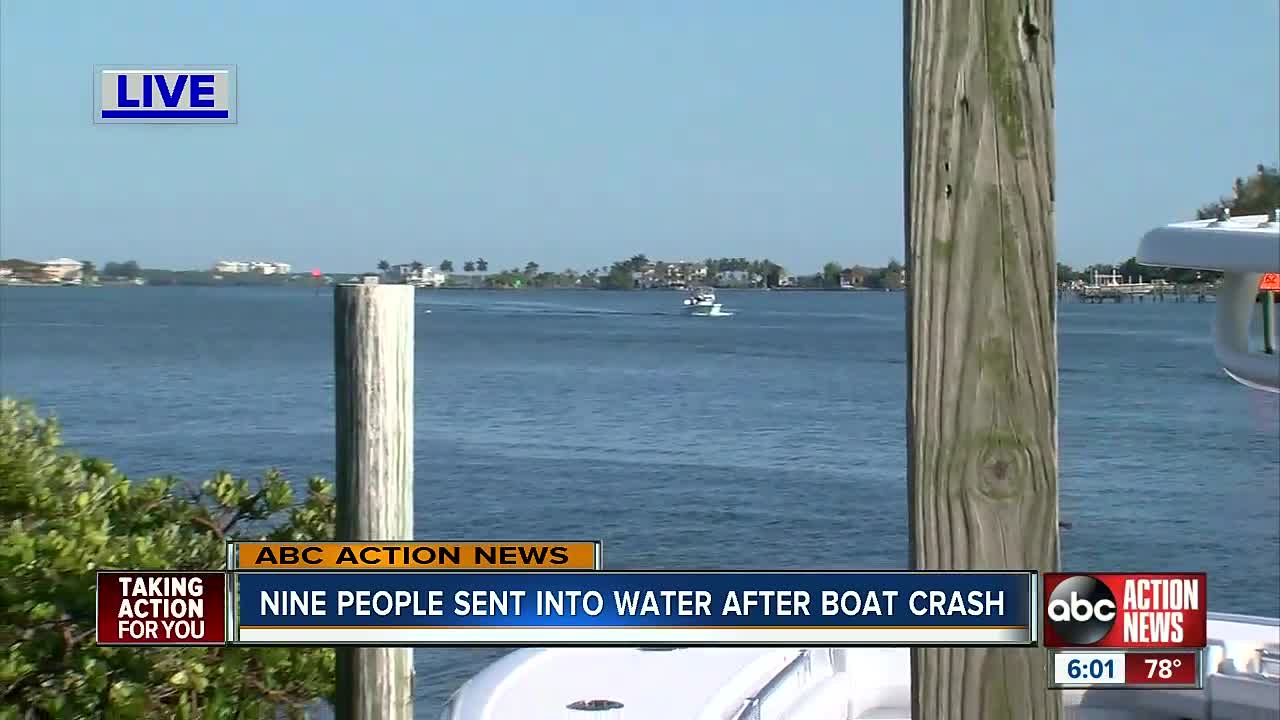 Boat collision near Stickney Point Bridge sends three to hospital