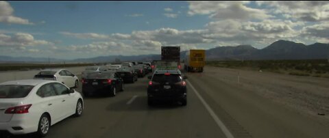 Memorial Day weekend brought heavy traffic on I-15 from Nevada to California