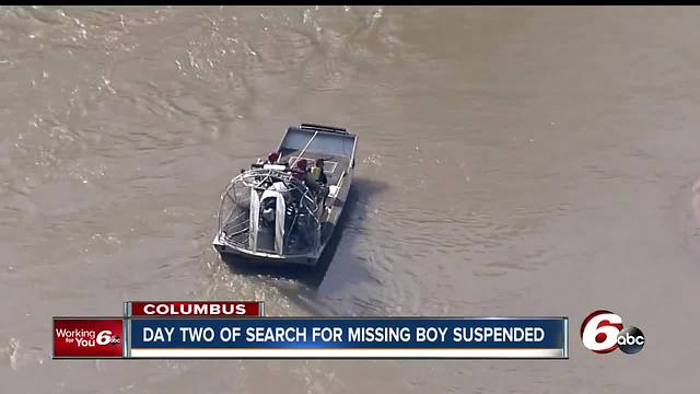 Still no sign of Columbus boy who was swept away by the Flat Rock River