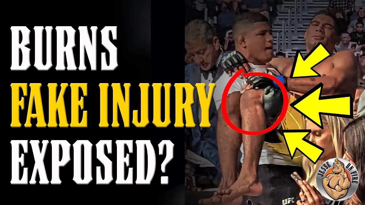 Gilbert Burns Brother FAKE Knee Injury EXPOSED??