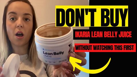 IKARIA LEAN BELLY JUICE - Ikaria Lean Belly Juice Reviews - THE TRUTH About IKARIA LEAN BELLY JUICE