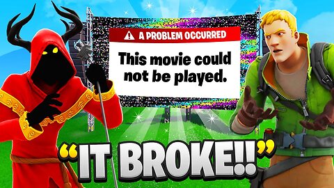 I RUINED His Fortnite Movie Night..