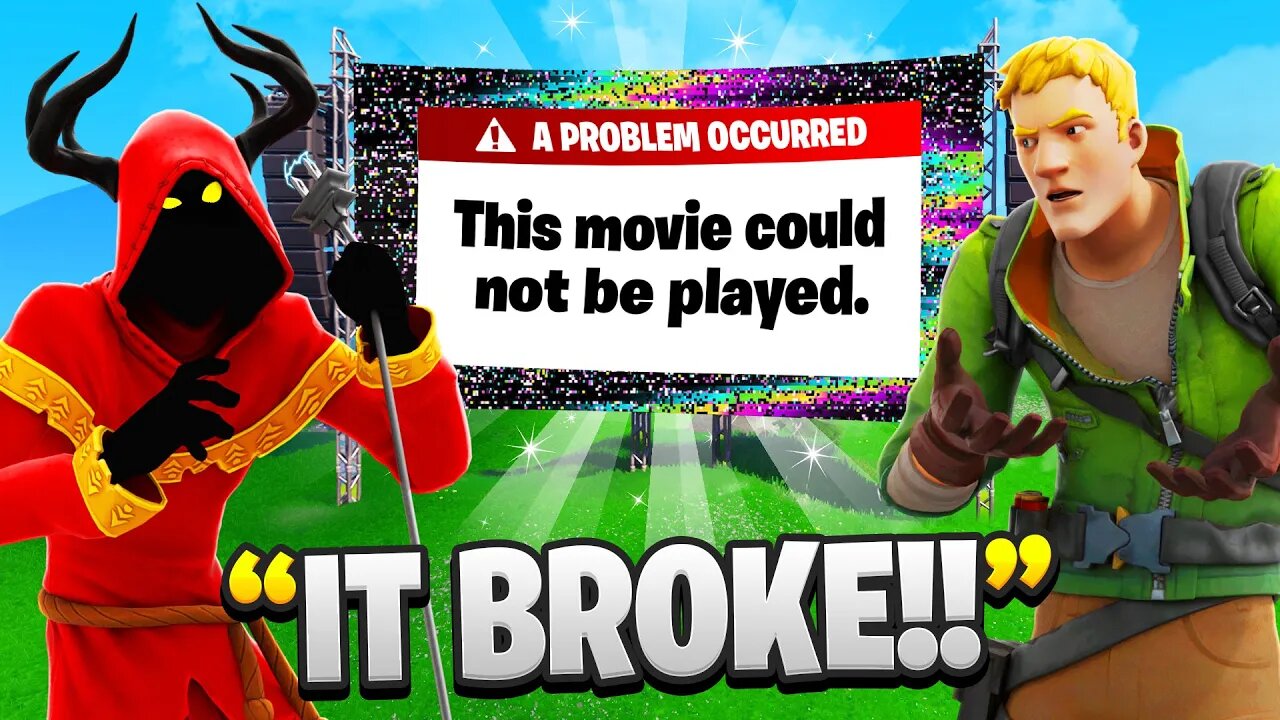 I RUINED His Fortnite Movie Night..
