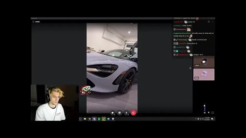 xQc Shows Off His $350,000 McLaren 720s