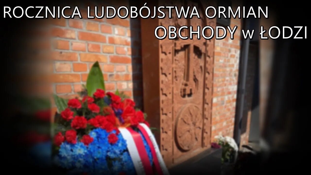 Rocznica ludobójstwa Ormian - obchody w Łodzi (23.04.2023)