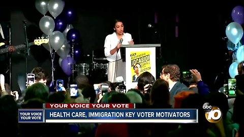Health care, immigration key voting indicators