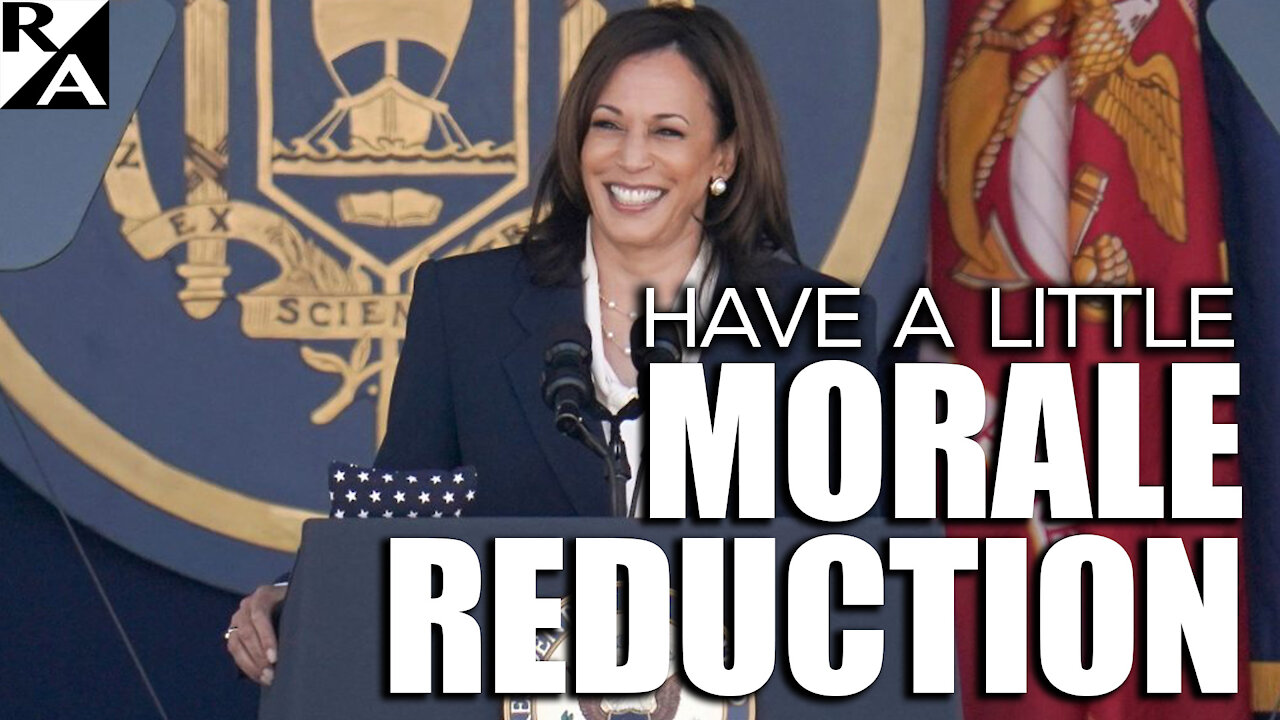 Naval Gazing: Kamala's Gender-Bending Solar Panel Speech Drains Energy from Academy Graduation