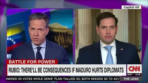 Rubio Joins CNN To Discuss US Recognition of Juan Guaidó As The Provisional President Of Venezuela