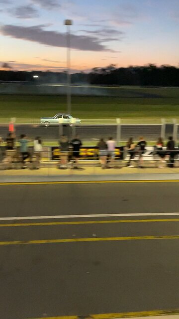 Nissan Skyline at Roll Racing Brisbane