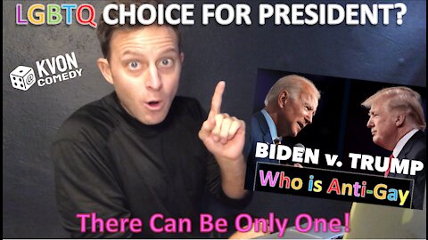 Trump vs Biden: Gay Face-Off (who wins w/ LGBTQ's) Comedian K-von goes in deep