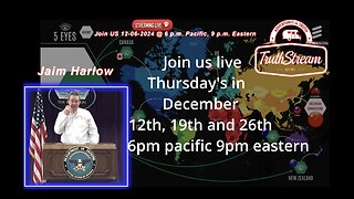 Jaim Harlow joins us for Thursday's in December 12th, 19th & 26th #335