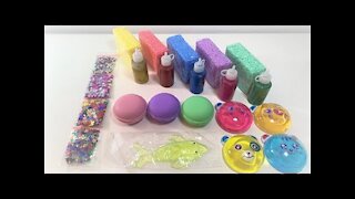 Mixing Satisfying Crunchy Slime | Creative Slime | Relaxing Satisfying Slime | #21